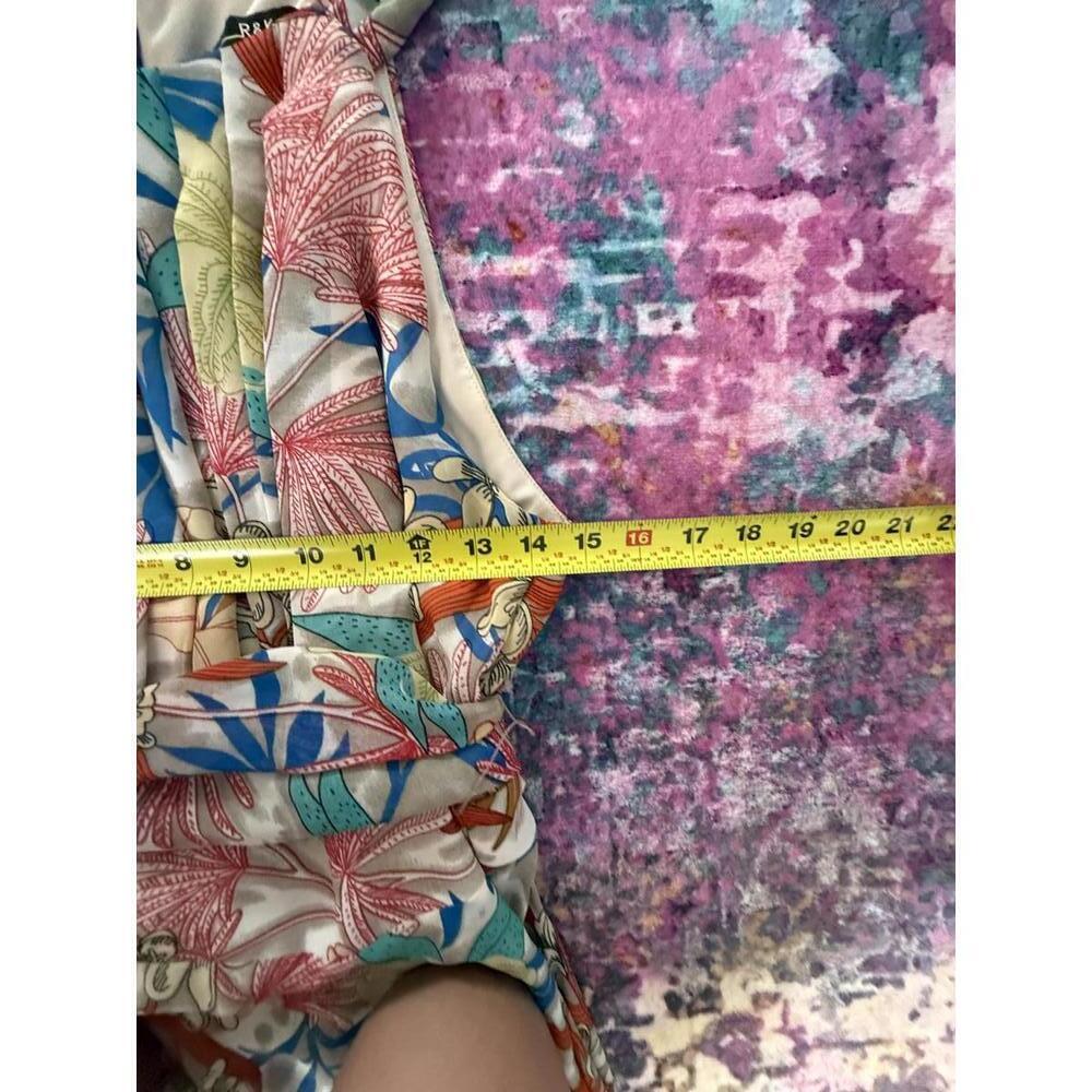 R&K Floral Tropical Halter Maxi Dress – Size 12 - Picture 5 of 5